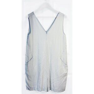 Carve Designs Light Blue Mineral Wash Cotton Women's Jumpsuit Romper Size Medium